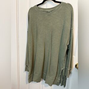 Old navy side split tunic sweatshirt